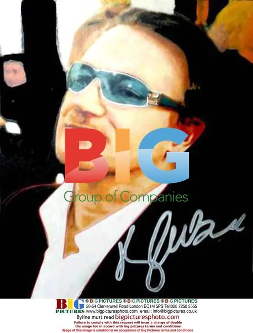 Steve Kaufman Displays 'Bono 2 Panel' Painting