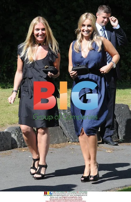 Louise Rednapp at Robbie Keane's Wedding