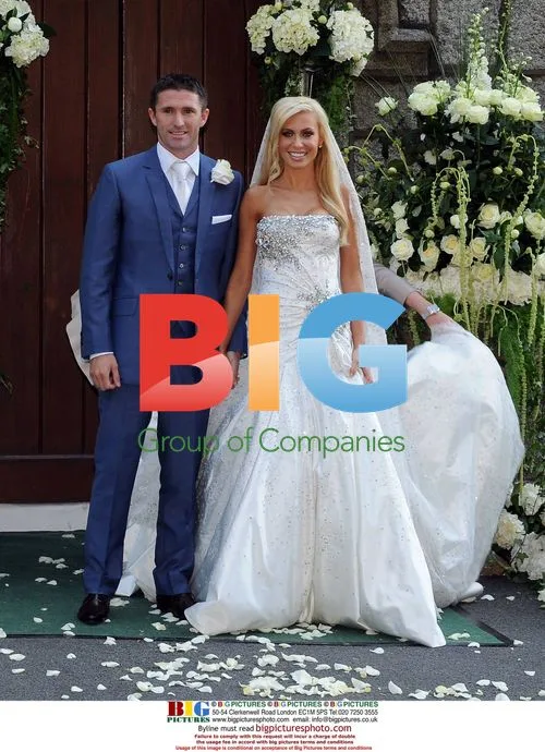 Footballer Robbie Keane and Claudine Palmer's Wedding