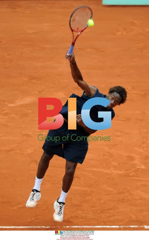 Gael Monfils during French Open semi-final loss