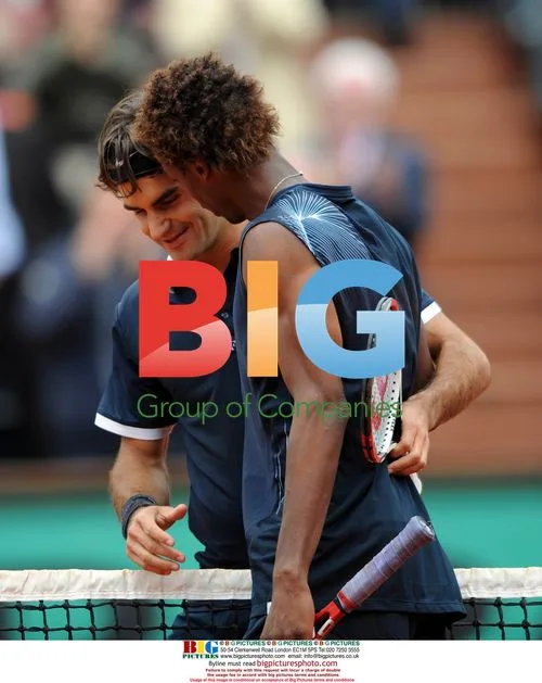 Federer and Monfils after French Open semi-final