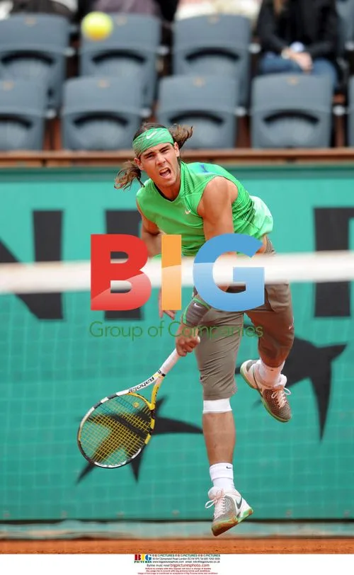 Rafael Nadal at 2008 French Open semi-final