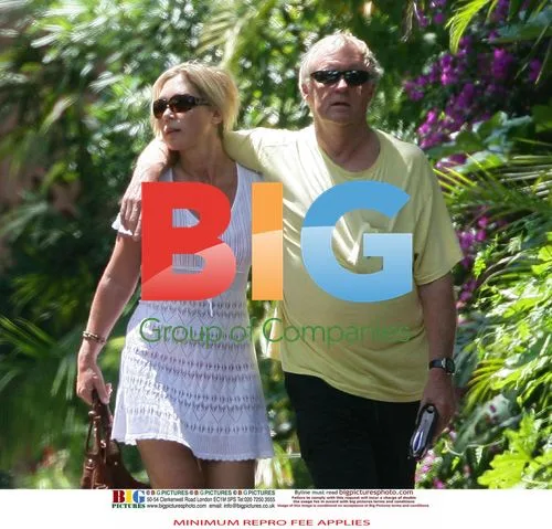 Chris Tarrant and Partner on Holiday in Spain