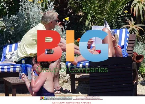 Chris Tarrant and Jane Bird on Holiday in Spain