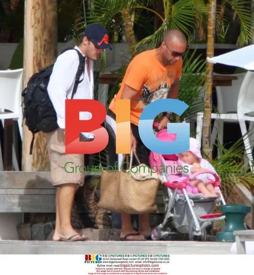 Mikael Sylvestre with Family in Caribbean