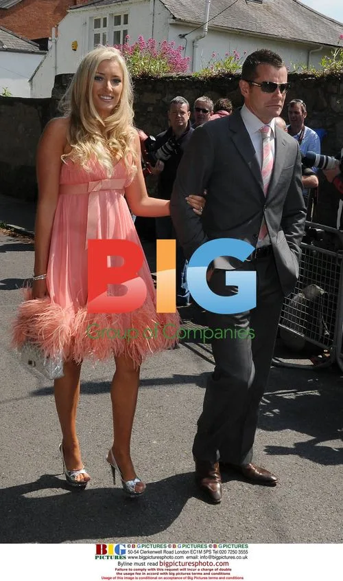 Shay Given and wife attend Robbie Keane's wedding