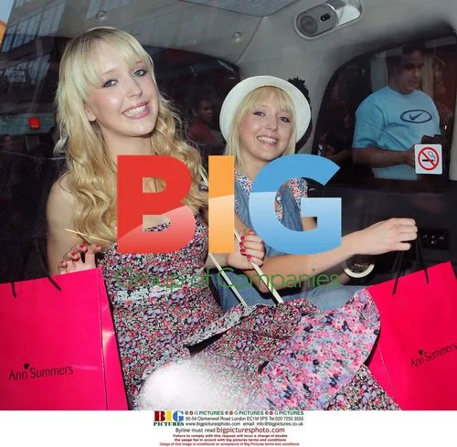 Big Brother twins at Ann Summers relaunch