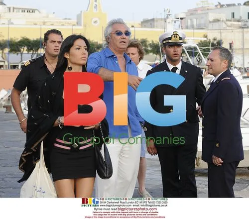 Flavio Briatore and Elisabetta Gregoracci on Yacht