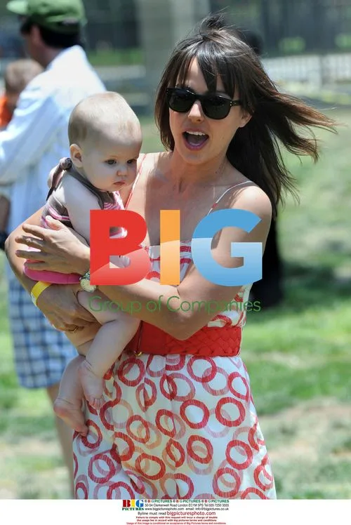Constance Zimmer & Daughter at Carnival