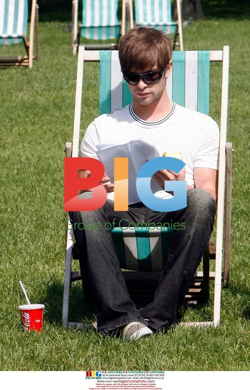 Chace Crawford Goes Shopping in London