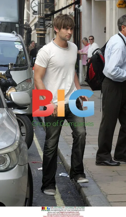 Chace Crawford shops and relaxes in London