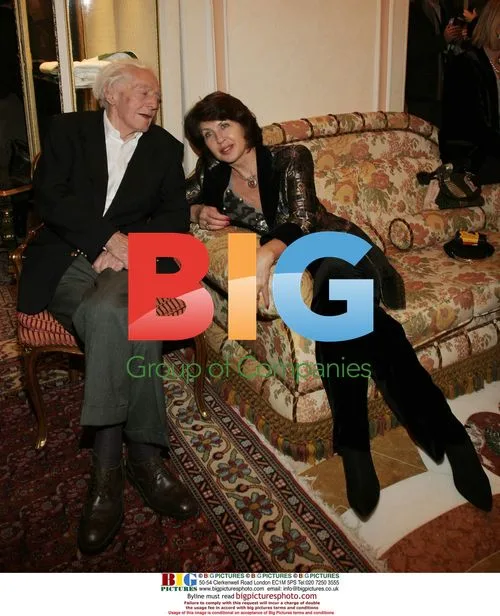 Dino Risi with wife Snell at Grinzane Film Festival