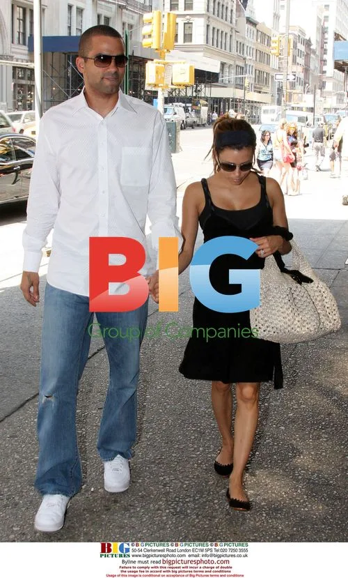 Tony Parker, Eva Longoria shop at Armani Exchange