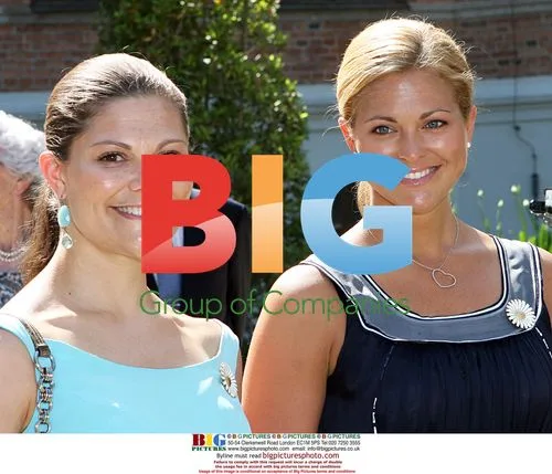 Crown Princess Victoria & Princess Madeleine at Sivard Bernadotte Expo