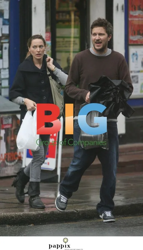 Brian Leiser with girlfriend in London