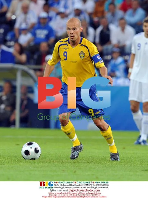 Freddie Ljungberg at Euro 2008 Greece vs Sweden