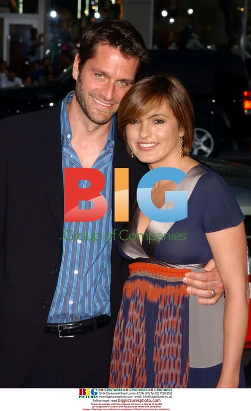 Mariska Hargitay & husband at 'The Love Guru' premiere