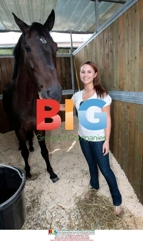 Georgina Bloomberg at Horse Plaza in Naples