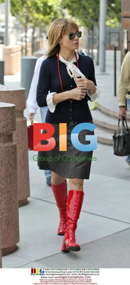 Sandra Bullock filming 'All About Steve'