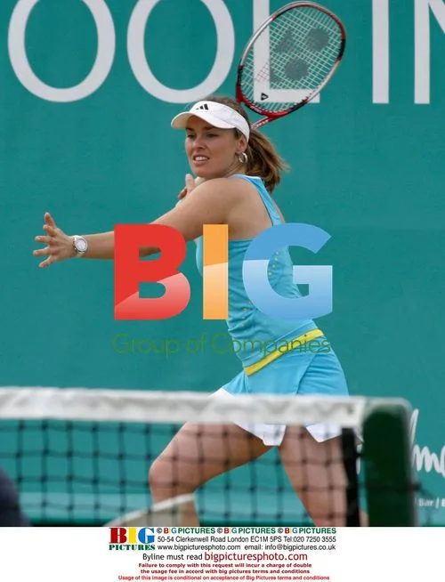 Martina Hingis plays exhibition match in Liverpool