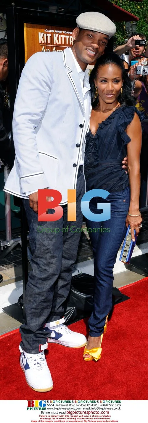Jada Pinkett Smith and Will Smith at 'Kit Kittredge' Premiere