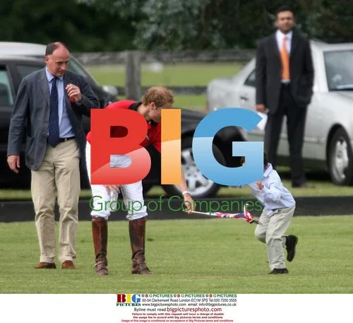 Prince William at Charity Polo Event