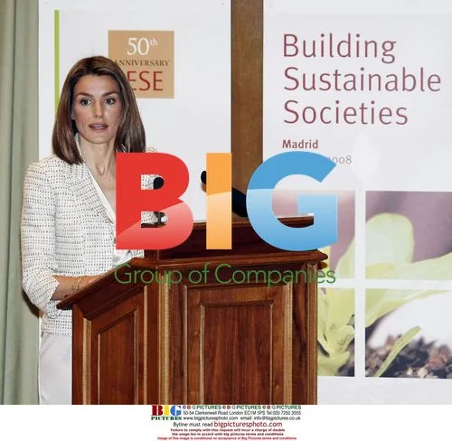 Princess Letizia Attends Work-Family Balance Conference