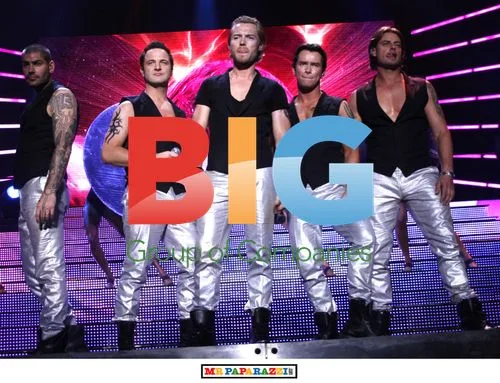 Boyzone Performing on Stage