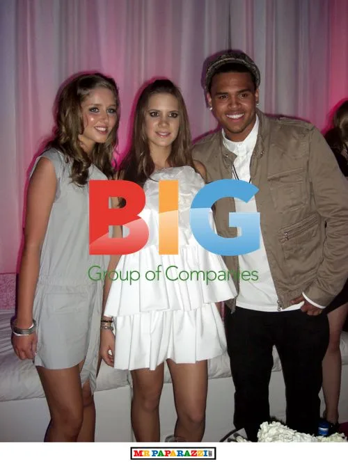 Esmee Denters, Kira Plastinina & Chris Brown