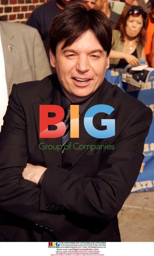 Actor Mike Myers at Late Show taping