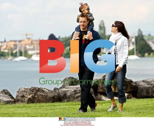 Formula One Driver Sebastian Bourdais with Family