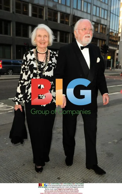 Sir Richard Attenborough and Sheila Sim at movie event
