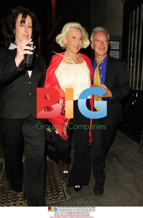 Nicholas Grace and Honor Blackman at British Movie Event