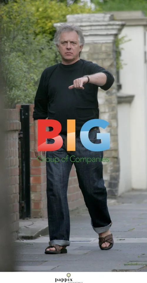 Rik Mayall out in London