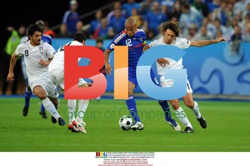 Italy vs France at EURO 2008 in Zurich