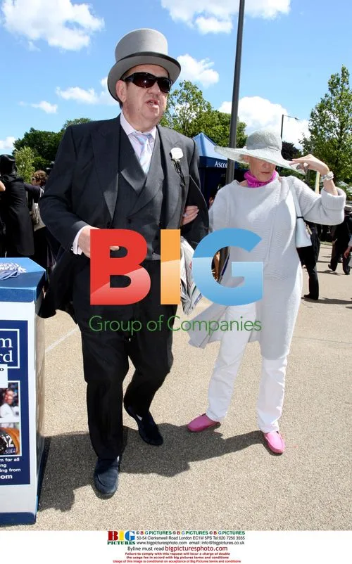 Mel Smith at Royal Ascot Ladies Day