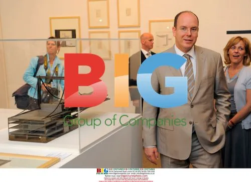 Prince Albert II at PMMK Museum in Oostende