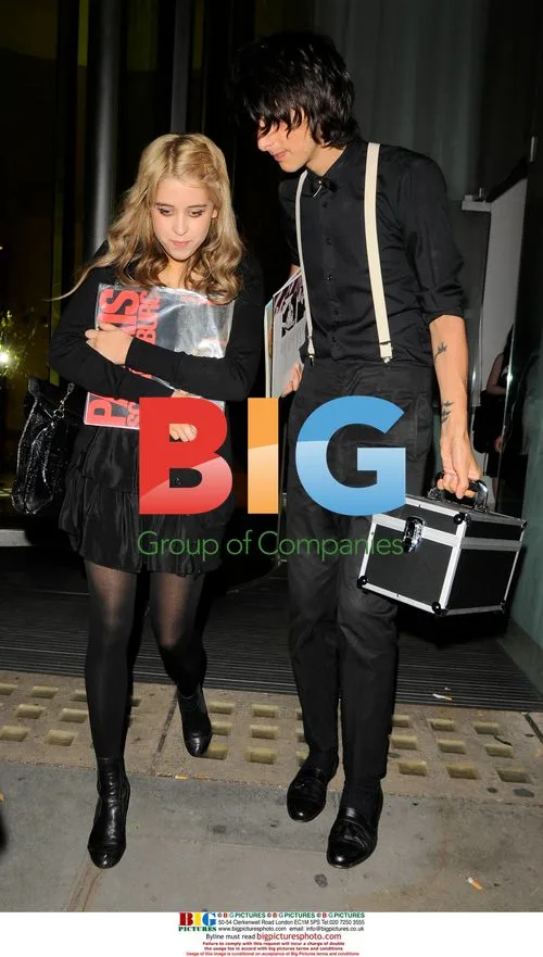 Peaches Geldof and Faris Badwan at Karaoke event