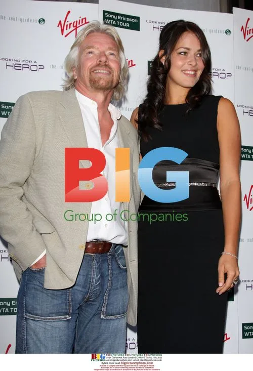 Sir Richard Branson and Anna Ivanovich at Sony Ericsson WTA Tour pre-Wimbledon Party