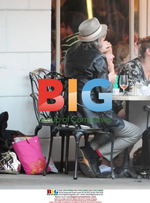 Bob Geldof and family dine on Father's Day