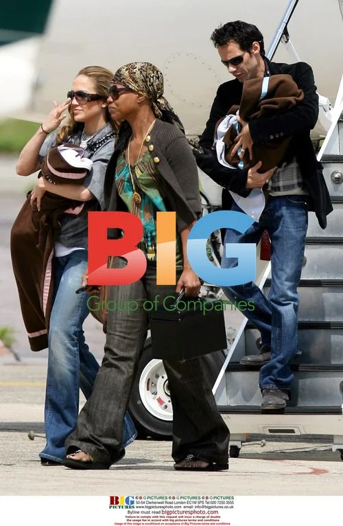 Jennifer Lopez and family arrive in Belgium