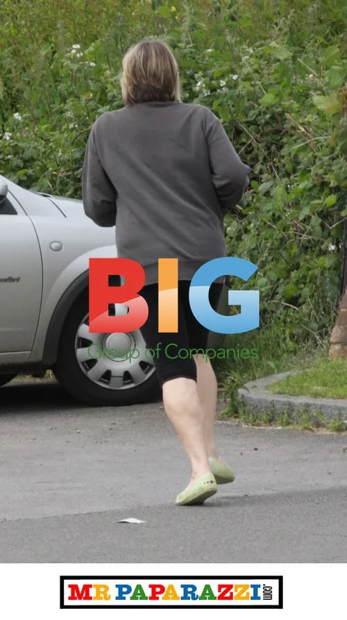 TV Presenter Fern Britton Jogging
