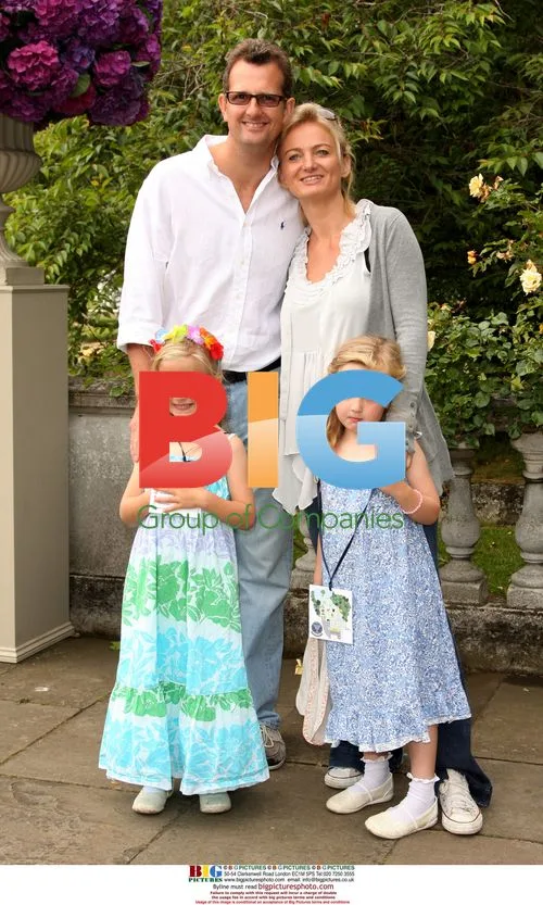 Alice Beer and family at Wimbledon charity party