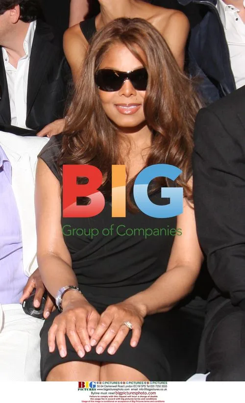 Janet Jackson at Versace Fashion Show