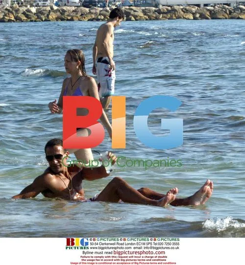 Rio Ferdinand on holiday in Tel Aviv