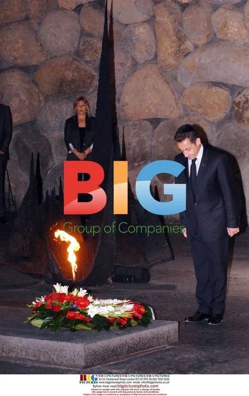 Sarkozy Visits Yad Vashem Memorial in Israel