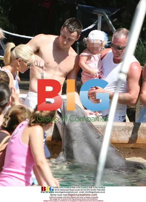 John Terry and Family at Florida Theme Park