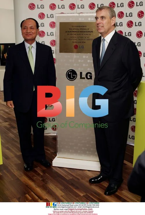 Prince Andrew Opens LG Design Centre