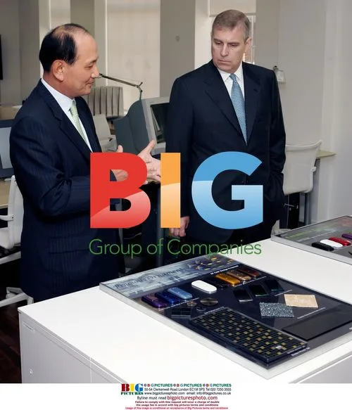 Prince Andrew opens LG Design Centre
