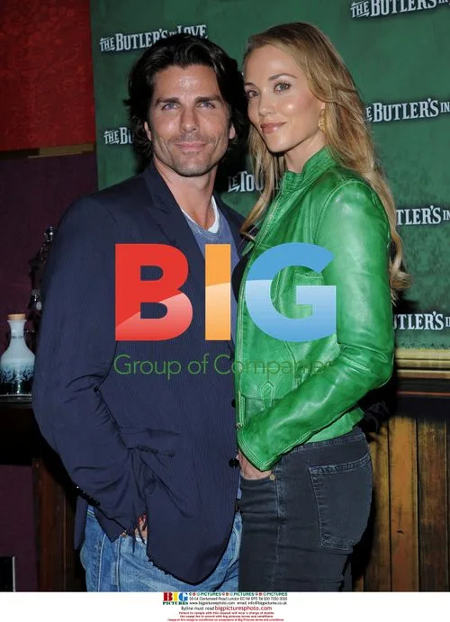 Elizabeth Berkley and Greg Lauren at 'The Butler's in Love' premiere